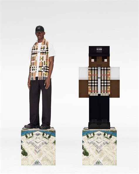 burberry minecraft tshirt|burberry x minecraft download.